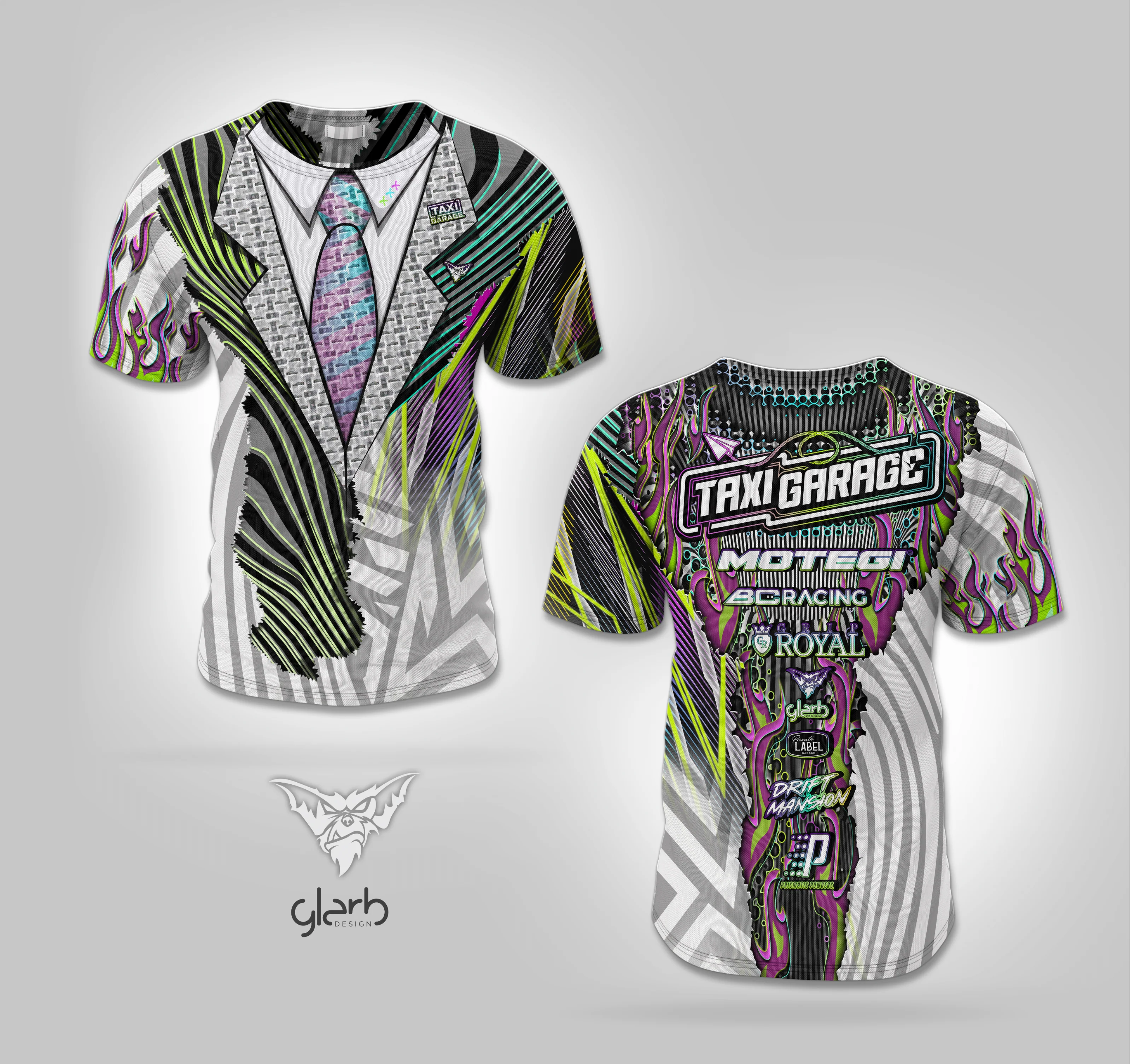 Charlie Ferrari 350Z Drift Car Shirt - Image 5