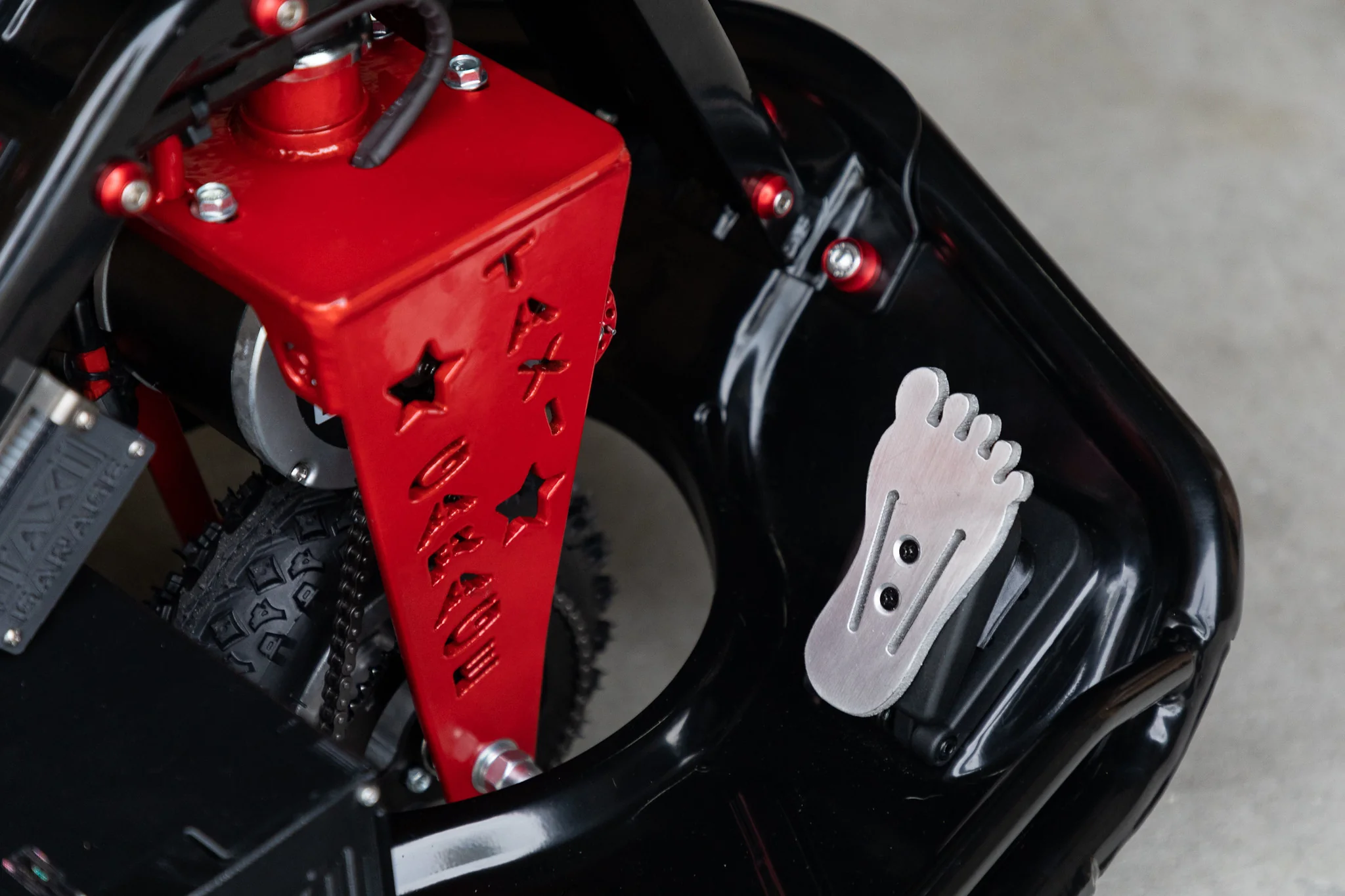 TAXI GARAGE Foot Print Gas Pedal- XL and Standard Crazy Cart
