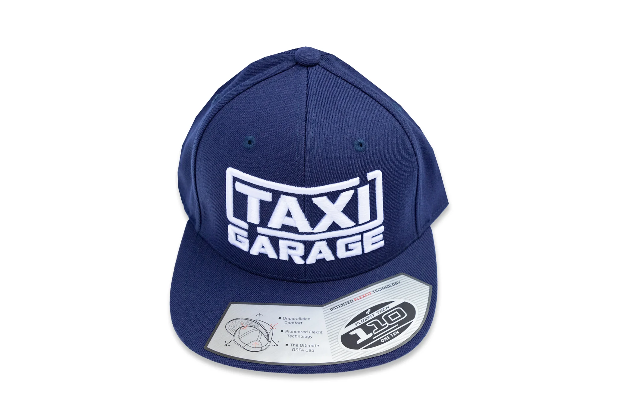 TAXI GARAGE Navy Snap Back Hat - Image 3