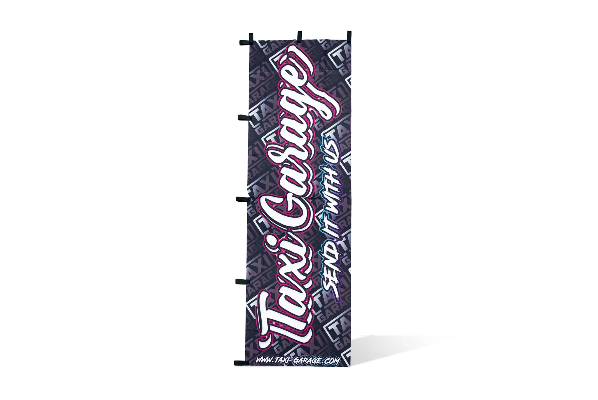 TAXI GARAGE Nobori Style Shop Flag - Image 3