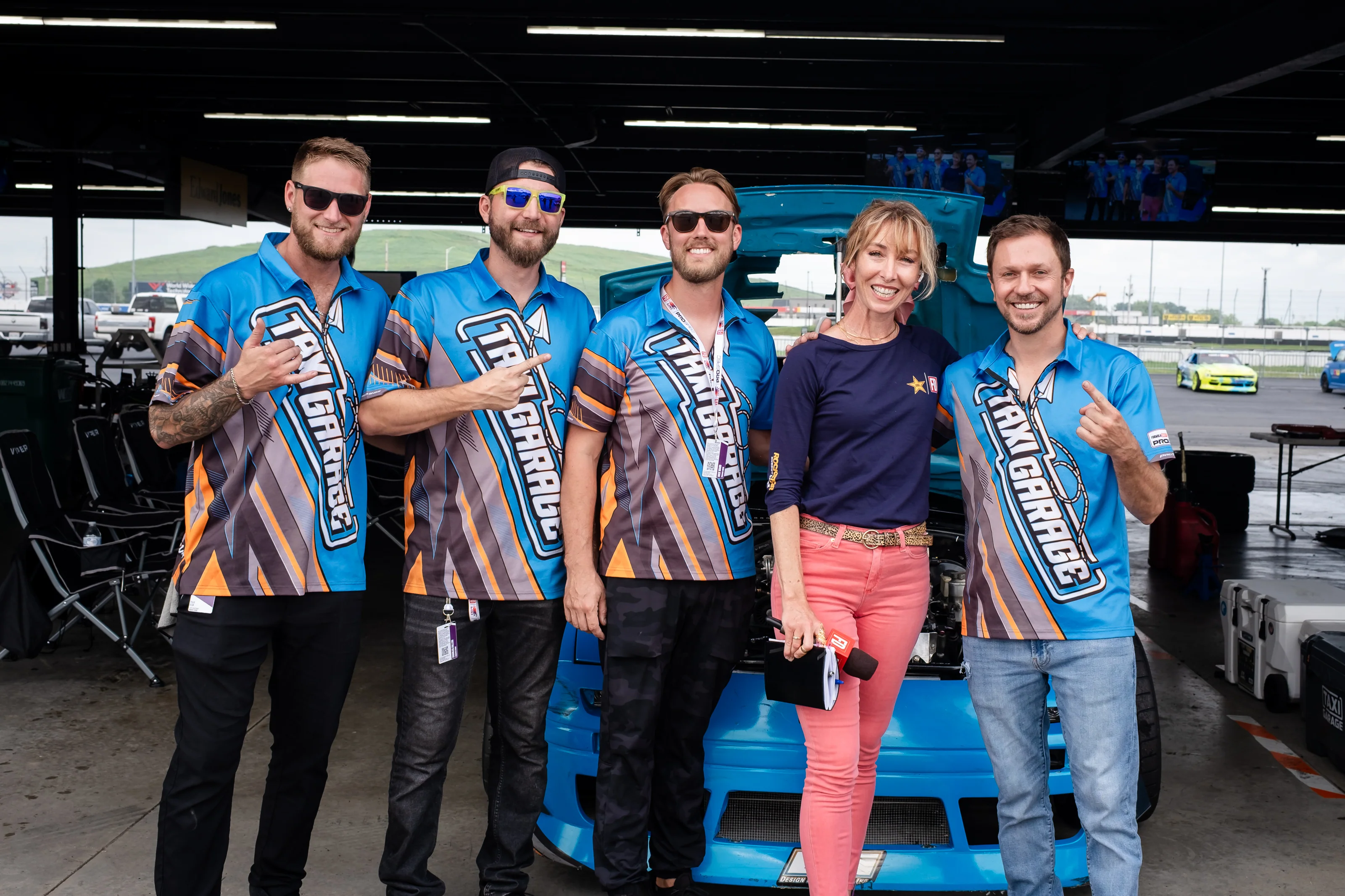 Team Taxi Garage Formula Drift Shirt - Image 7